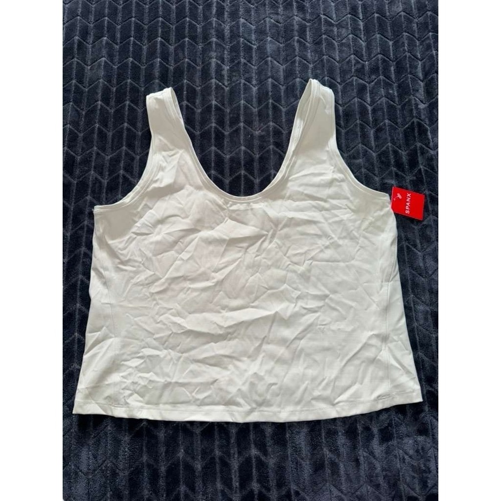 Spanx Women's Smooth Jersey Scoop Neck Active Top Tank Size 1X NWT